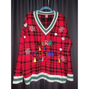 Ugly Christmas Sweater Xmas Size XL